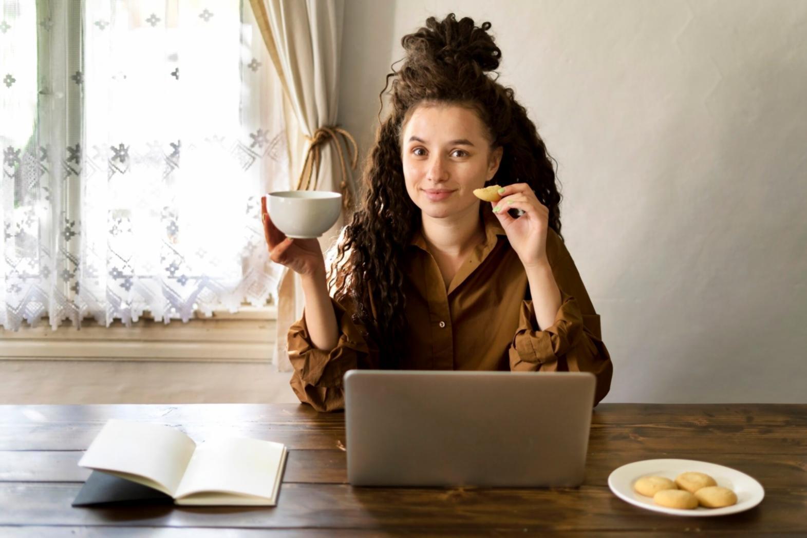 Professional reviewing financial forecasts and budget analysis on laptop